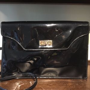 Vintage Amanda Smith Black Crossbody Bag